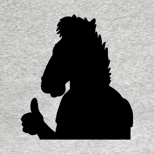 Bojack silhouette by Medium_well_rare